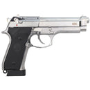 PISTOLA CO2 BERETTA M92 FULL METAL BLOW BACK CROMADA 4.5MM