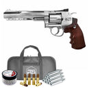 Revólver Airgun Rossi W702s Cromado 6″ Co2 4,5mm + Capa